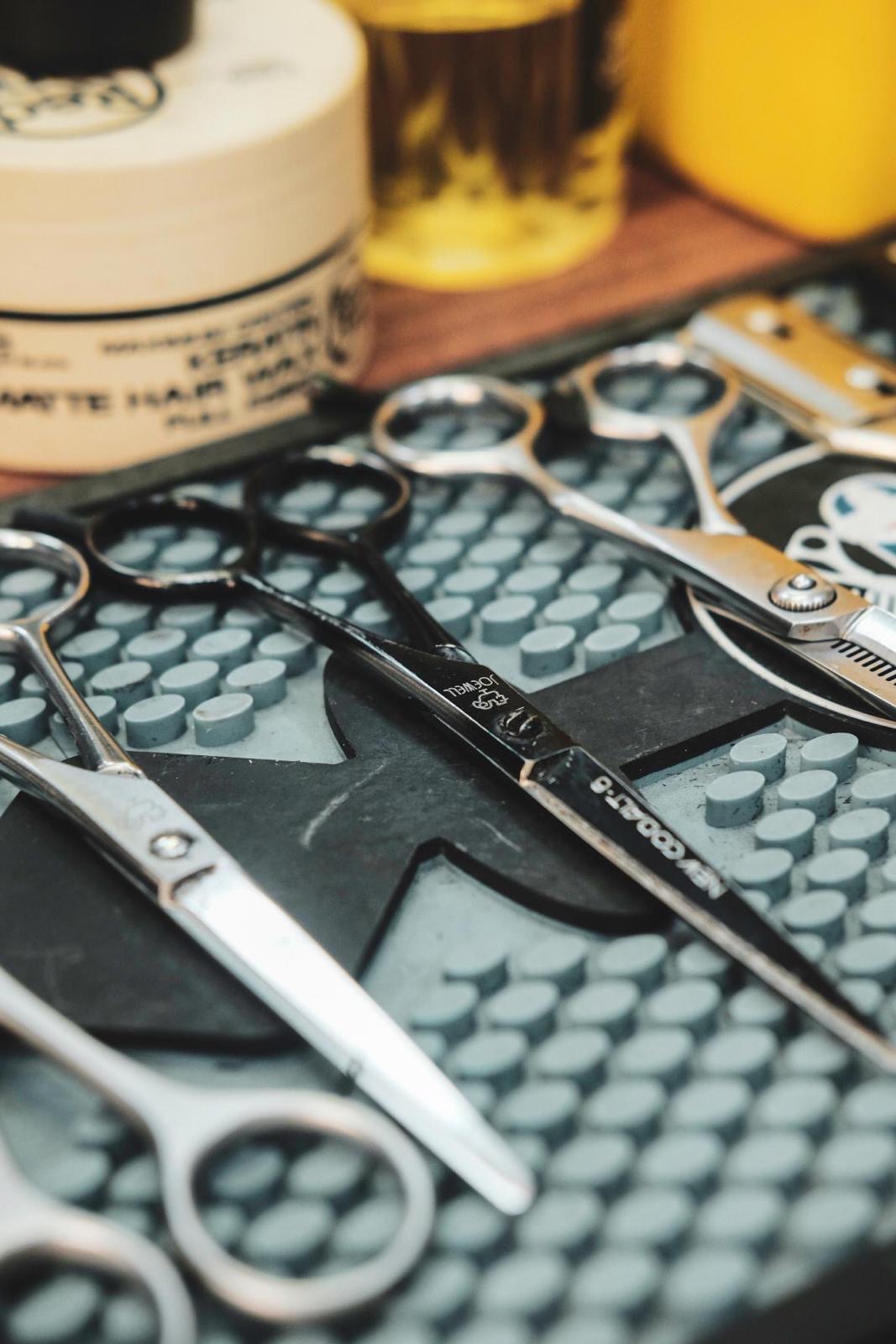 Barber scissors and tools